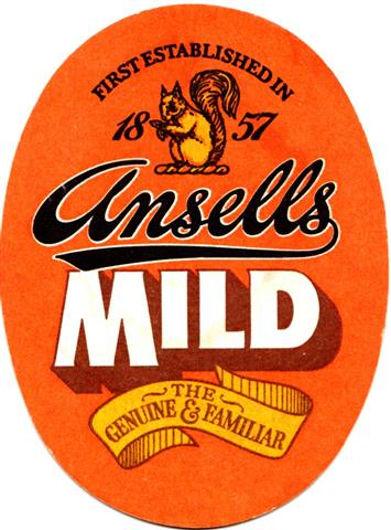 birmingham wm-gb ansells oval 1ab (255-ansells mild)